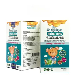 Siro Ăn Ngủ Ngon Hoàng Công - Hỗ trợ ăn ngủ ngon, giảm mệt mỏi do kém ăn, thiếu ngủ