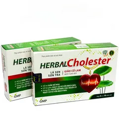 HERBAL Cholester - Hỗ trợ giảm mỡ máu, giảm nguy cơ xơ vữa mạch