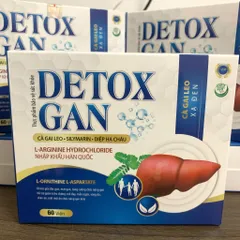 DETOX GAN - Hỗ trợ giải độc gan, mát gan, tăng cường chức năng gan