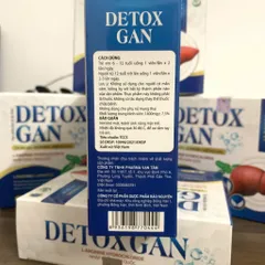 DETOX GAN - Hỗ trợ giải độc gan, mát gan, tăng cường chức năng gan