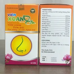 TPBVSK Viên Xoan Thiên Phúc - Hỗ trợ giảm triệuu chứngg của viêm xoang, viêm mũi