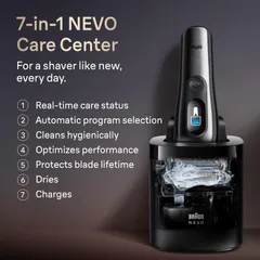 [MADE IN GERMANY] MÁY CẠO RÂU CAO CẤP BRAUN NEVO (MODEL 2026)