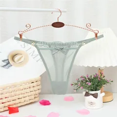 Quần Lót Nữ Lọt Khe Cotton Phối Nơ - T318 Xanh Lá