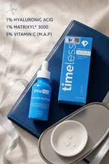 Tinh Chất Cấp Ẩm Dưỡng Trắng Da Timeless Hyaluronic Acid + Vitamin C Serum 30ml [hàng nhập khẩu]