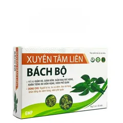 Viên uống Xuyênn TTâm Liên Bách Bộ – Hỗ trợ giảm ho, làm dịu cổ họng, hỗ trợ giảm đờm hiệu quả
