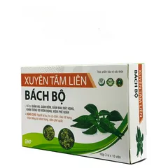 Viên uống Xuyênn TTâm Liên Bách Bộ – Hỗ trợ giảm ho, làm dịu cổ họng, hỗ trợ giảm đờm hiệu quả