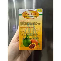 Dầu Gấc Vinaga DHA– Sáng Mắt, Đẹp Da, Chống Oxy Hóa, Tăng Cường Sức Khỏe, Dùng Dược Cho Người Goutt