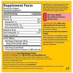 Nature Made Fish Oil 2400mg 134 Viên - Omega 3++ 720mg