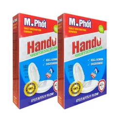 [HOT] Bộ 2 Thông tắc hầm cầu M. Phốt Hando 250g xuất khẩu