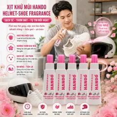 Combo 5 Chai xịt Khử Mùi Hôi Giầy Dép Mũ Bảo Hiểm Hando 120ml