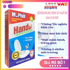 [HOT] Bộ 2 Thông tắc hầm cầu M. Phốt Hando 250g xuất khẩu