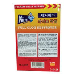 [HOT] Hộp 2 gói bột thông tắc đường ống thoát nước Mr.Fresh