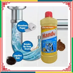 Nước thông tắc đường ống thoát nước Hando 1000ml xuất khẩu