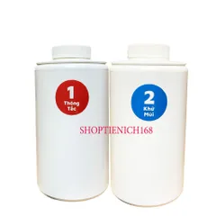 [M.PHỐT] Bộ chế phẩm sinh học thông tắc và khử mùi hầm cầu bể phốt 860g (2 Chai)