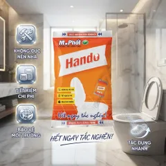 [HOT] Bộ 4 gói Thông tắc hầm cầu M. Phốt Hando 215g cao cấp