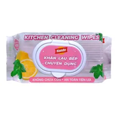 🧽 KHĂN LAU BẾP CHUYÊN DỤNG HANDO 68 TỜ – GIẢI PHÁP VỆ SINH NHANH GỌN CHO GIAN BẾP
