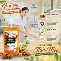 Nước rửa tay khử mùi Diệt khuẩn Mr.Fresh 500ml Hương Cam Quế