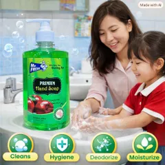 Nước rửa tay khử mùi Diệt khuẩn Mr.Fresh 500ml Hương Xả Chanh