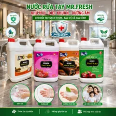 🧴 NƯỚC RỬA TAY MR.FRESH PREMIUM HAND SOAP 5L – HƯƠNG CAM QUẾ