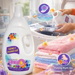 🌟 NƯỚC XẢ VẢI GOLDEN KING 2L – BÍ QUYẾT CHO QUẦN ÁO MỀM MẠI, THƠM NGÁT HƯƠNG