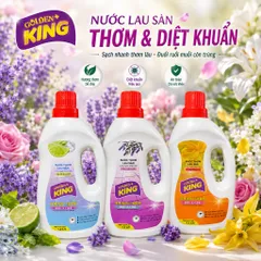 🌟 Nước Lau Sàn Golden King 1.2L Công Nghệ Nhật Bản Thơm Lâu & Diệt Khuẩn Hiệu Quả