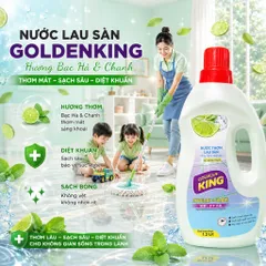 🌟 Nước Lau Sàn Golden King 1.2L Công Nghệ Nhật Bản Thơm Lâu & Diệt Khuẩn Hiệu Quả