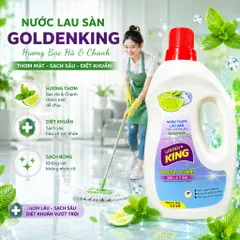 🌟 Nước Lau Sàn Golden King 1.2L Công Nghệ Nhật Bản Thơm Lâu & Diệt Khuẩn Hiệu Quả