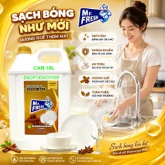 🧴 NƯỚC RỬA CHÉN MR. FRESH HƯƠNG QUẾ – CAN 10L