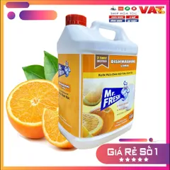[SẠCH BÓNG KIN KÍT] Nước rửa chén,bát siêu đậm đặc Mr.Fresh 5L Hương Đào