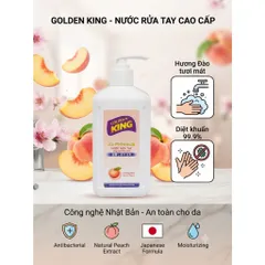 Nước Rửa Tay Golden King 500ml Hương Bạc Hà Chanh – Giải Pháp 