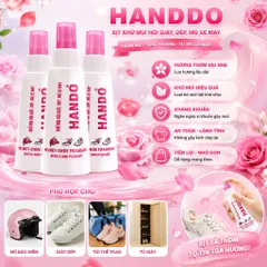 🌸 BỘ 3 CHAI XỊT KHỬ MÙI HÔI GIÀY DÉP HANDО – HƯƠNG THƠM DỊU NHẸ, THƠM MÁT SUỐT NGÀY