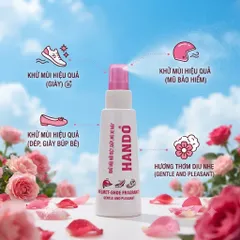 🌸 BỘ 3 CHAI XỊT KHỬ MÙI HÔI GIÀY DÉP HANDО – HƯƠNG THƠM DỊU NHẸ, THƠM MÁT SUỐT NGÀY