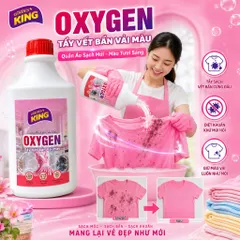 🧴 NƯỚC TẨY VẾT BẨN VẢI MÀU OXYGEN GOLDEN KING 500ML