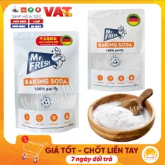 Bột Baking Soda Đa Năng Mr. Fresh 320g FREE - Bột đa năng Tẩy rửa, Khử mùi, Chống ẩm mốc, Vệ sinh gia đình