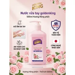 Nước Rửa Tay Golden King 500ml Hương Phấn Hồng – Giải Pháp 