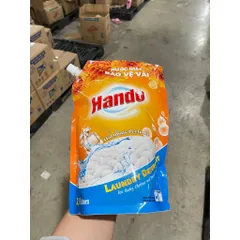 Nước giặt xả bảo vệ vải siêu thơm kháng khuẩn chống nấm mốc Hando 2L