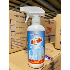 🧴 TÊN SẢN PHẨM: NƯỚC TẨY VÁCH KÍNH TẮM HANDO 500ML – SHOWER GLASS CLEANER