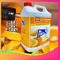 [SẠCH BÓNG KIN KÍT] Nước rửa chén,bát siêu đậm đặc Mr.Fresh 5L Hương Cam,Đào 810909