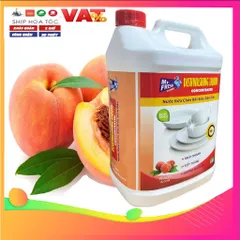 [SẠCH BÓNG KIN KÍT] Nước rửa chén,bát siêu đậm đặc Mr.Fresh 5L Hương Cam,Đào 810909