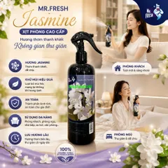 [HƯƠNG HOA THIÊN NHIÊN] Nước hoa xịt phòng KHỬ MÙI Mr.fresh 500ml Hương nhài