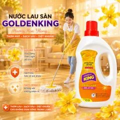 🌟 Nước Lau Sàn Golden King 1.2L Hương Hoa Ylang Công Nghệ Nhật Bản Thơm Lâu & Diệt Khuẩn Hiệu Quả