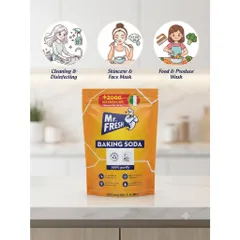 Bột Baking Soda Đa Năng Mr. Fresh 680g + 200g FREE - Bột đa năng Tẩy rửa, Khử mùi, Chống ẩm mốc, Vệ sinh gia đình