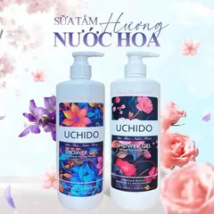 SỮA TẮM  HƯƠNG NƯỚC HOA UCHIDO – CHO LÀN DA MỀM MỊN, QUYẾN RŨ TỪ HƯƠNG THƠM 1000ml HƯƠNG MIRACLE