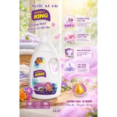 ✨ NƯỚC XẢ VẢI GOLDEN KING 2L – MỀM MẠI, THƠM LÂU, CHUẨN CHẤT LƯỢNG ✨
