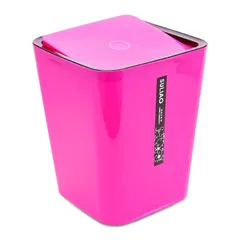 [HOT] Thùng rác nhựa gia đình cao cấp nắp bập bênh bằng Đỏ,Tím ( GIAO MÀU NGẪU NHIÊN)