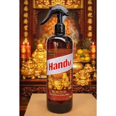 Nước lau bàn thờ phong thủy Hando 500ml Hương quế (Tài lộc may mắn cả năm)