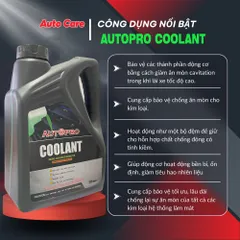 Nước làm mát ô tô chuyên dụng AUTOPRO GREEN COOLANT công nghệ AIT giảm nhiệt vượt trội chống ăn mòn siêu tiết kiệm