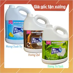 Nước rửa chén Bát siêu đậm đặc Mr.Fresh 4.2kg Mr.Fresh Hương Chanh tây