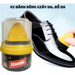 Kem Xi đánh bóng xóa vết xước bảo dưỡng đồ da,Giầy dép,túi xách,Áo Da,Sofa... 60G Mầu Đen