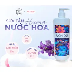 SỮA TẮM  HƯƠNG NƯỚC HOA UCHIDO – CHO LÀN DA MỀM MỊN, QUYẾN RŨ TỪ HƯƠNG THƠM 1000ML HƯƠNG HAMONY